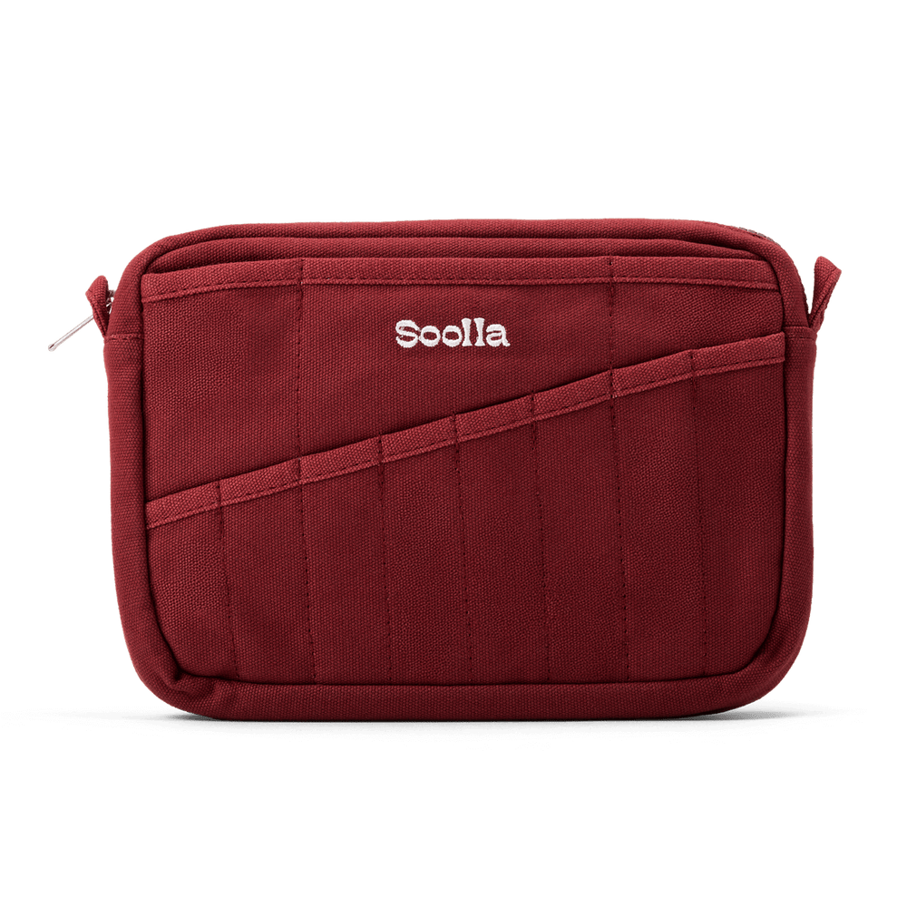 Soolla® Studio Pouch, Sangria (Stationery Pouch)