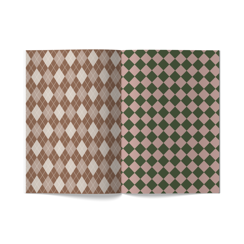 The Autumn Plaids • Scrapbooking Paper Booklet