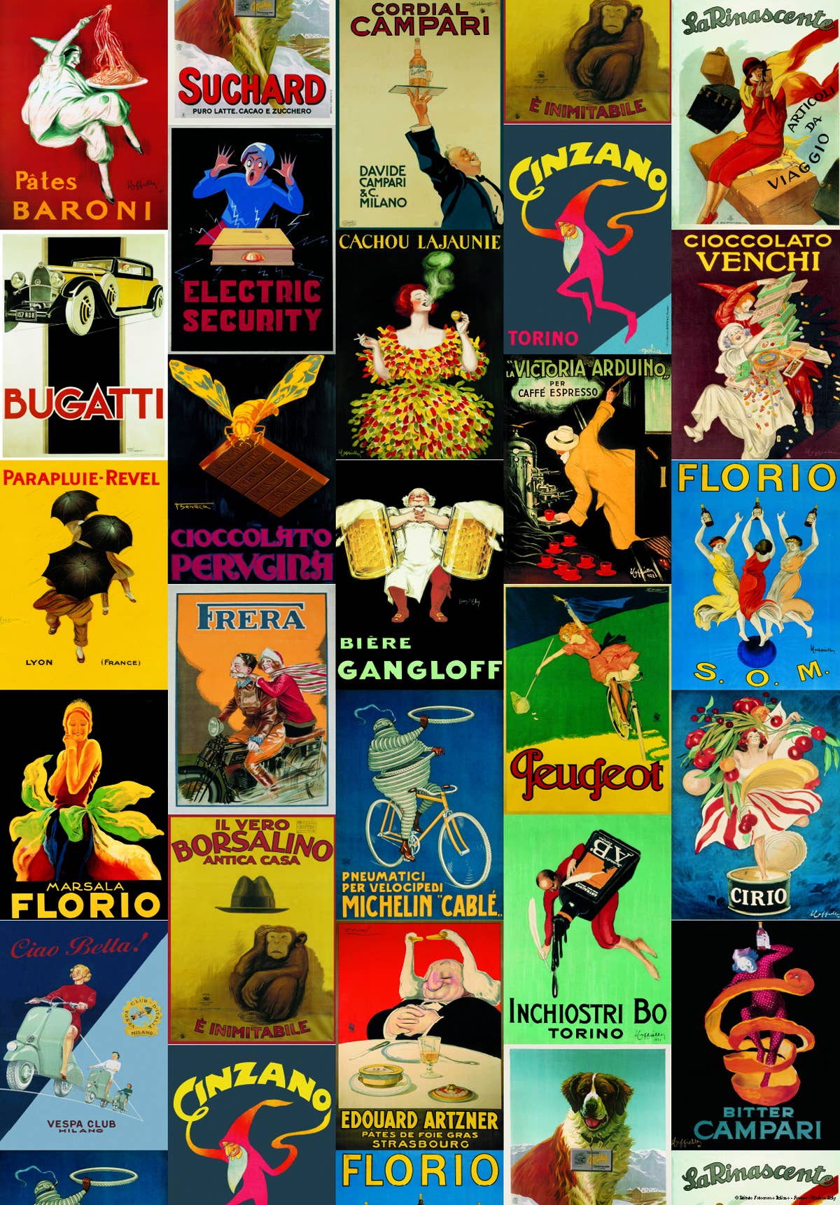 Vintage Art Posters, Instituto Fotochromo Italiano, Classic