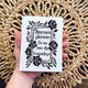 Gothic Black Rose Friendship Thank You Card 'Horrors Persist'