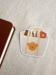 Teddy's Planner Bag Die Cut Sticker