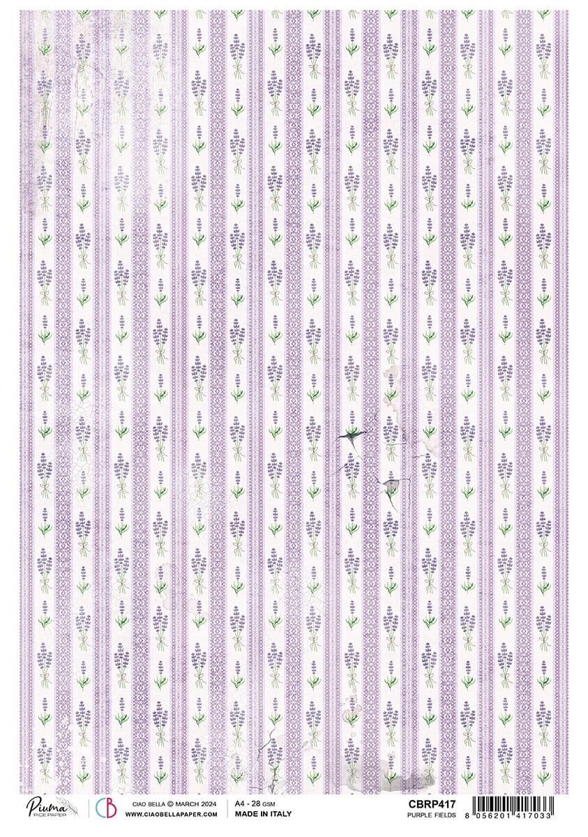 A4 Lavender Pattern