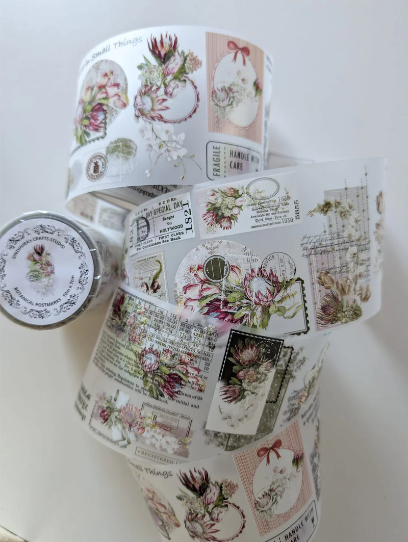 Botanical Postmarks Tape Loop
