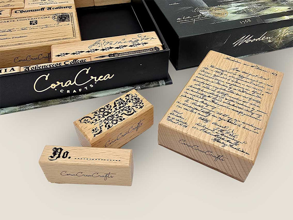 Academia Wooden Stamp Set