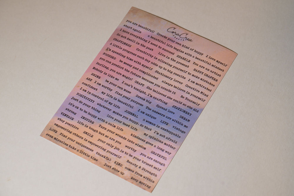 Affirmations Stickers