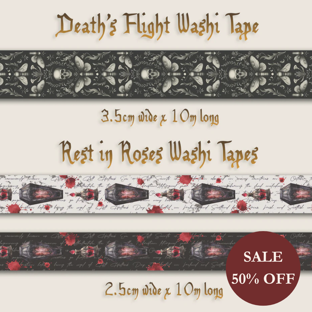 Death's Flight Washi Tapes