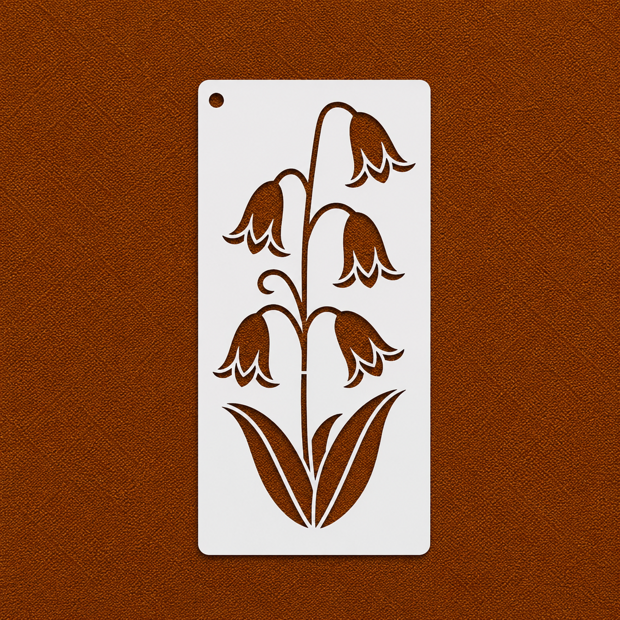 Bluebell Flowers Stencil