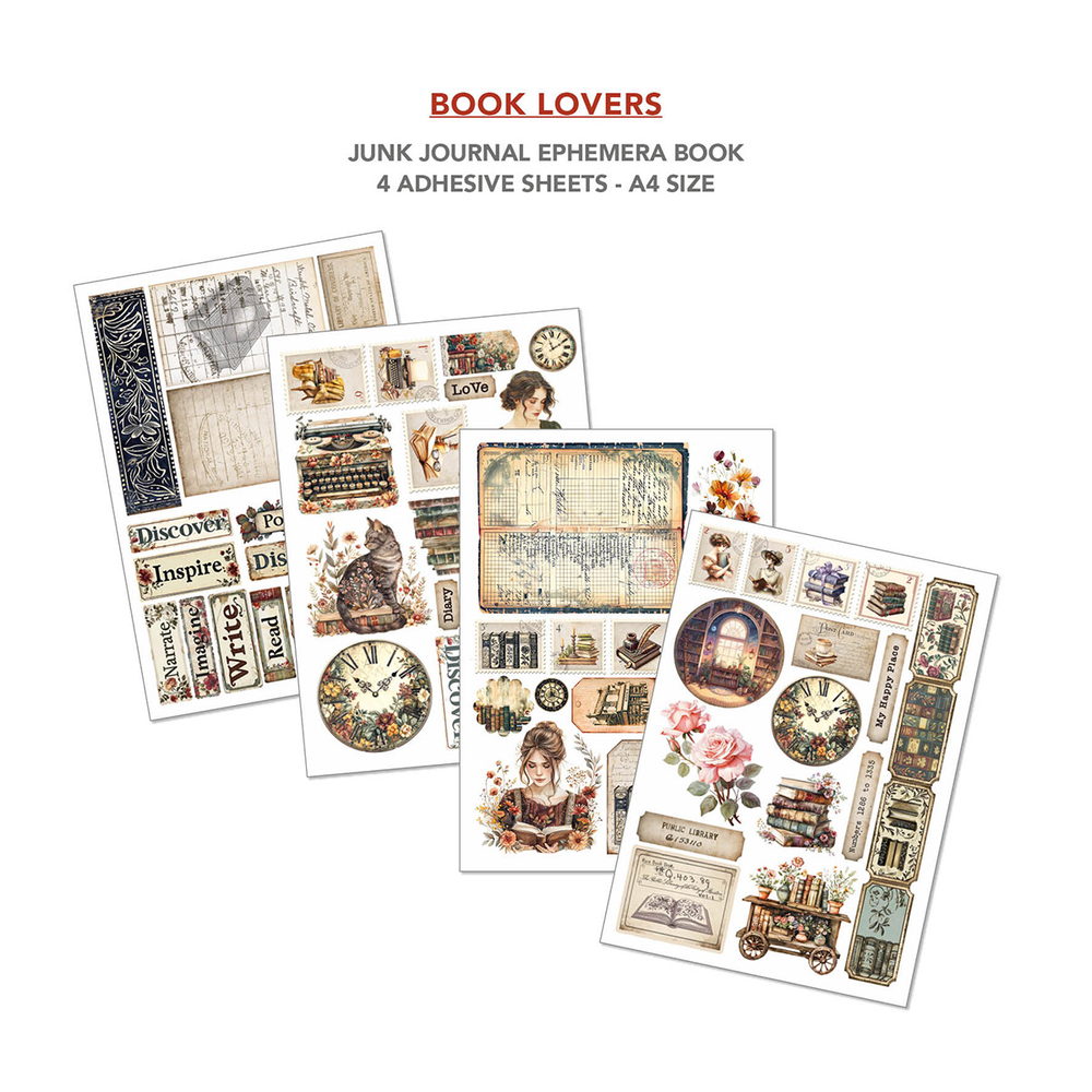 Book Lovers Ephemera Book