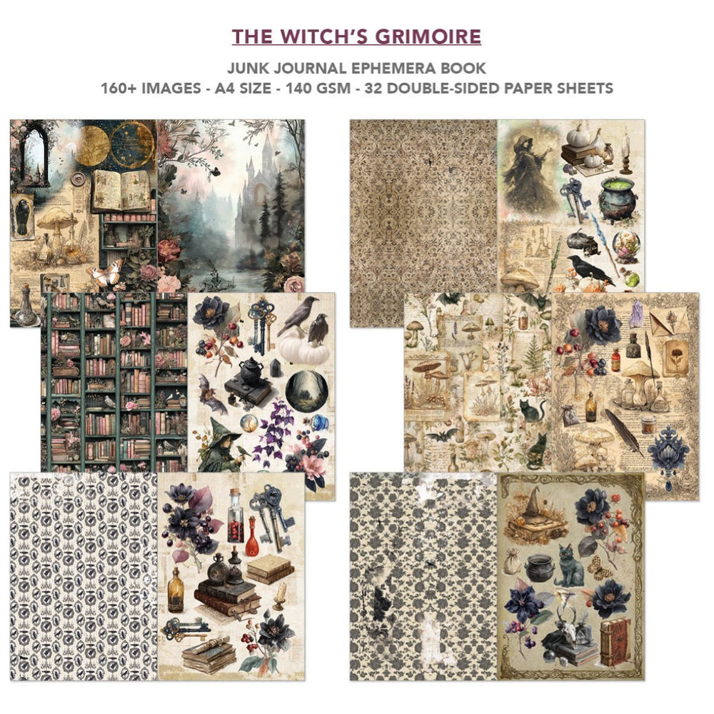 The Witch's Grimoire Ephemera Book - detail 1