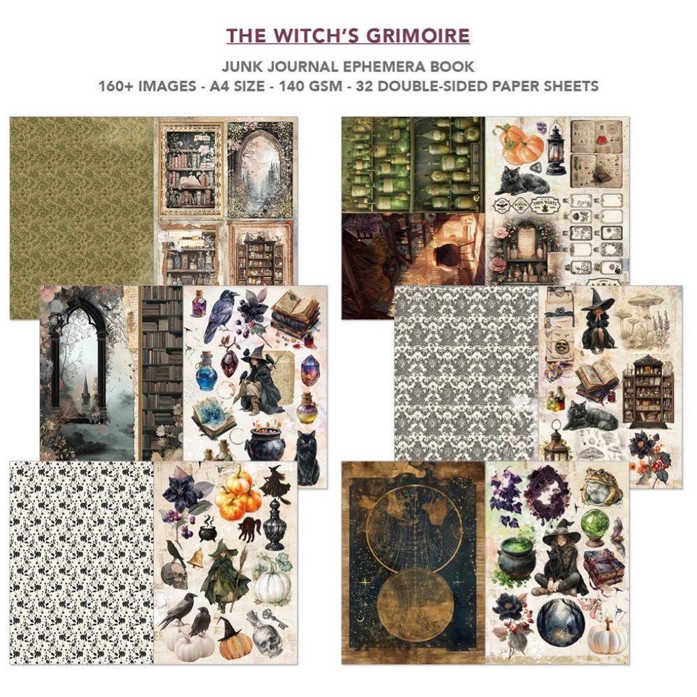 The Witch's Grimoire Ephemera Book - detail 2