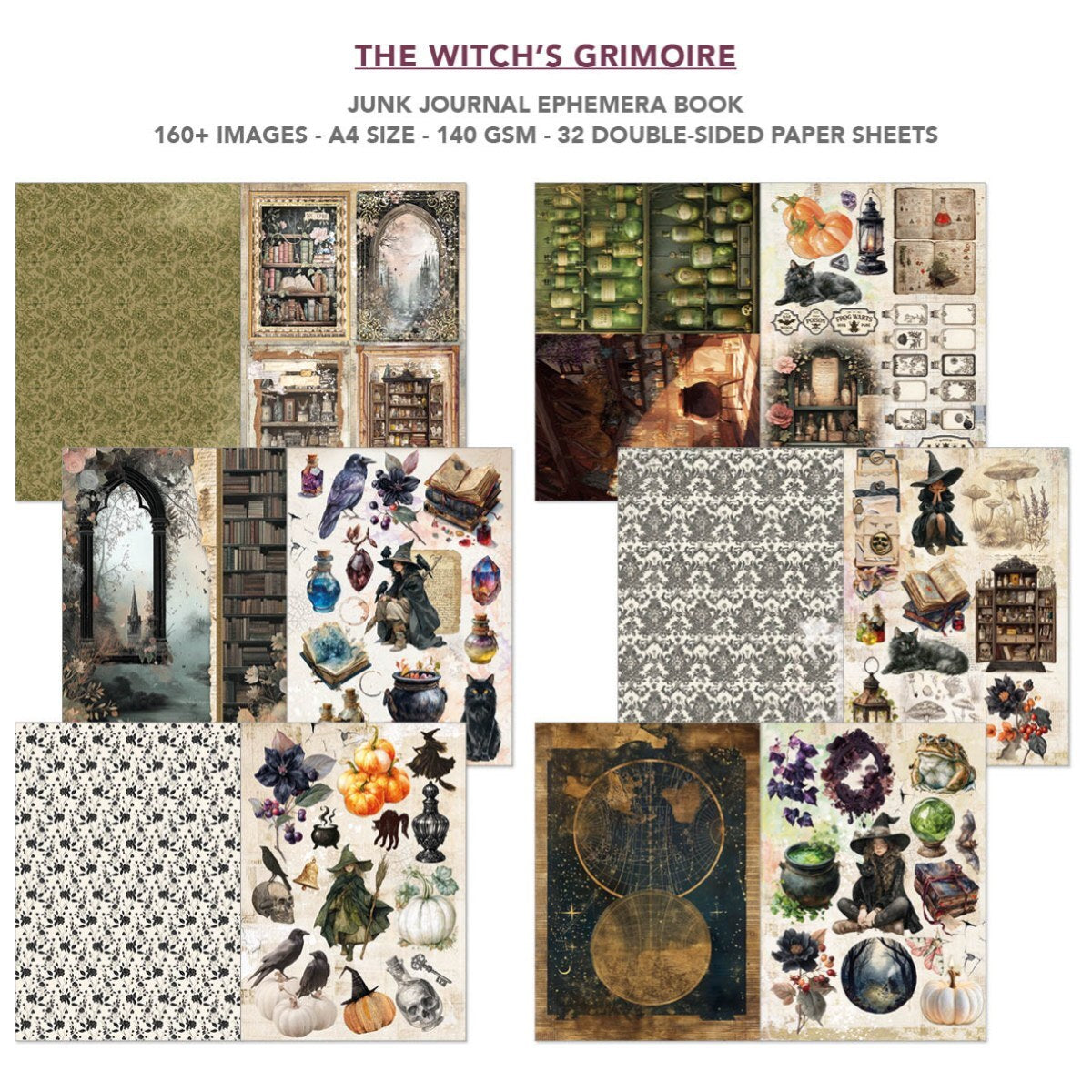 The Witch's Grimoire Ephemera Book - detail 2