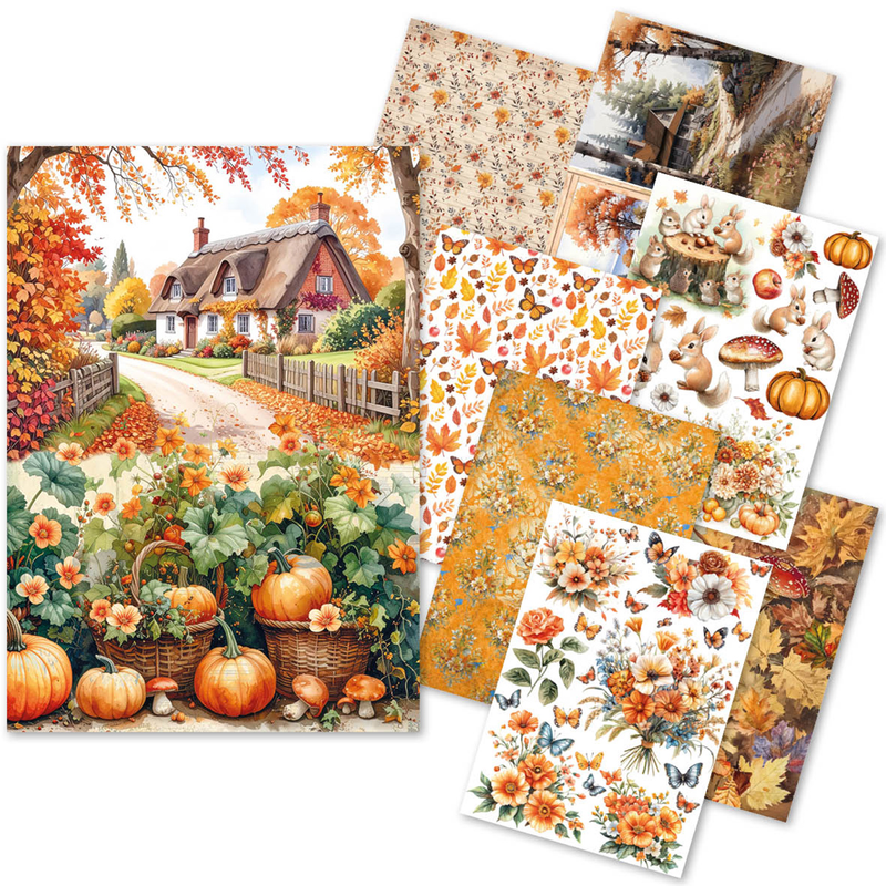 Hello Fall Rice Paper Pack