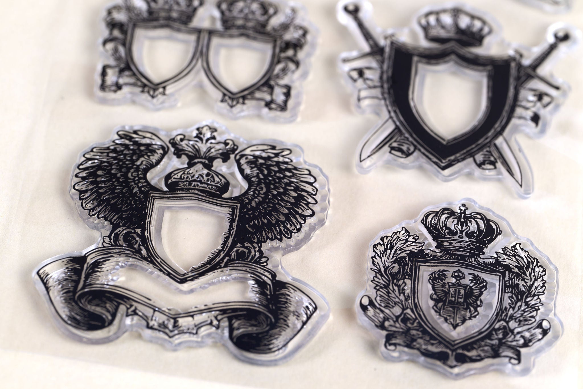 Medieval Crests Clear Stamps