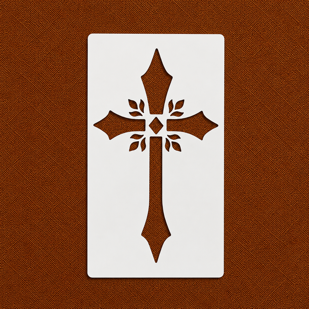 Cathedral Cross Stencil