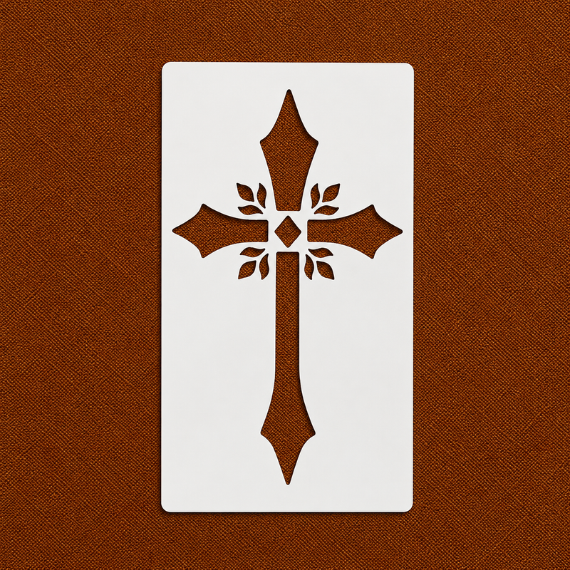 Cathedral Cross Stencil