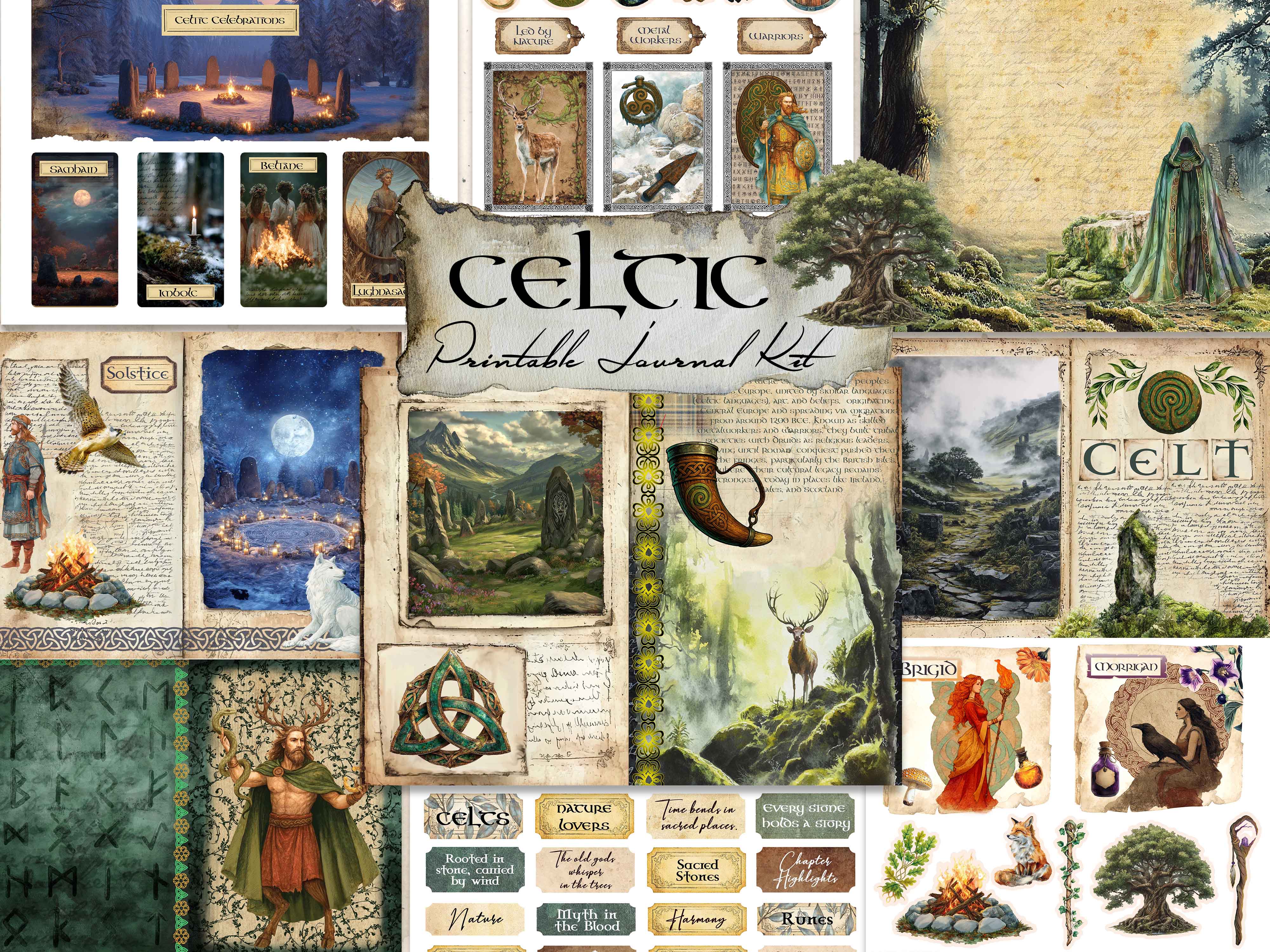 Celtic Digital Journal Kit