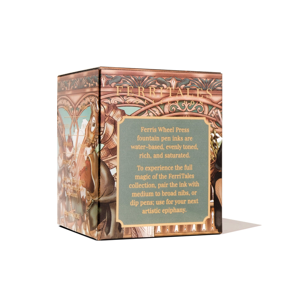 Fountain Pen Ink - The Copperleaf Guild - bottle, side