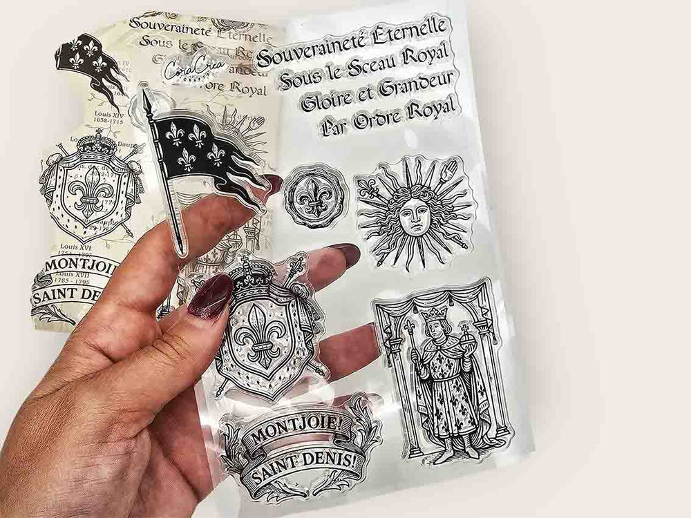 French Royalty Clear Stamps