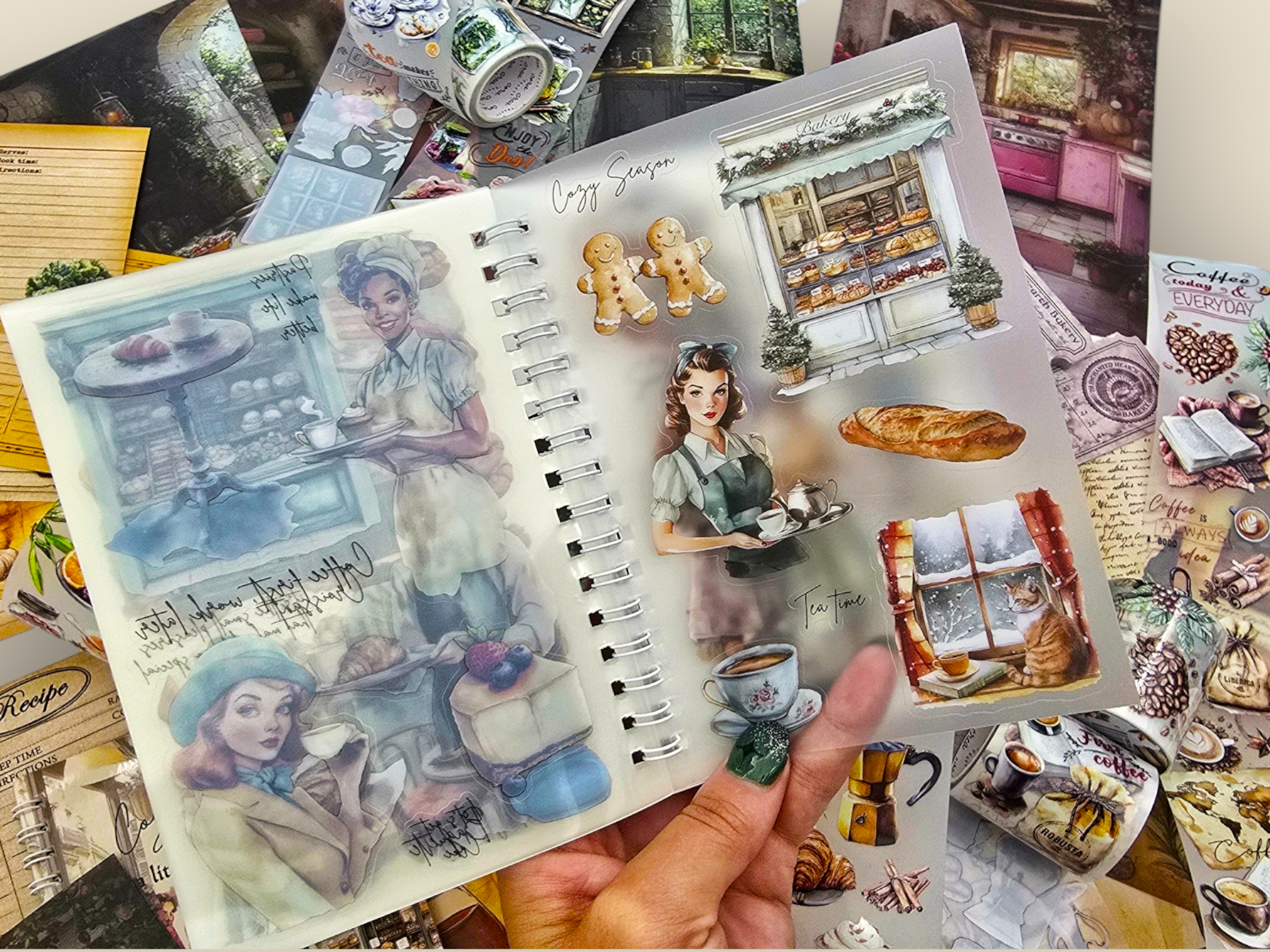 Cozy Bakery Sticker Book