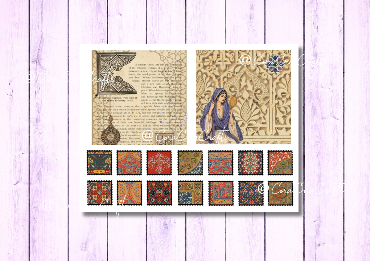 Arabian Nights Digital Journal Kit
