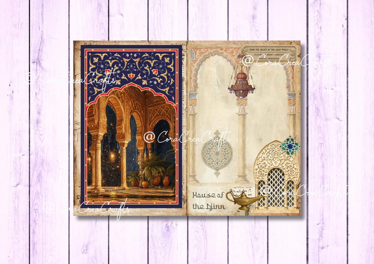 Arabian Nights Digital Journal Kit