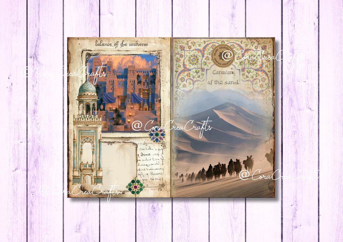 Arabian Nights Digital Journal Kit
