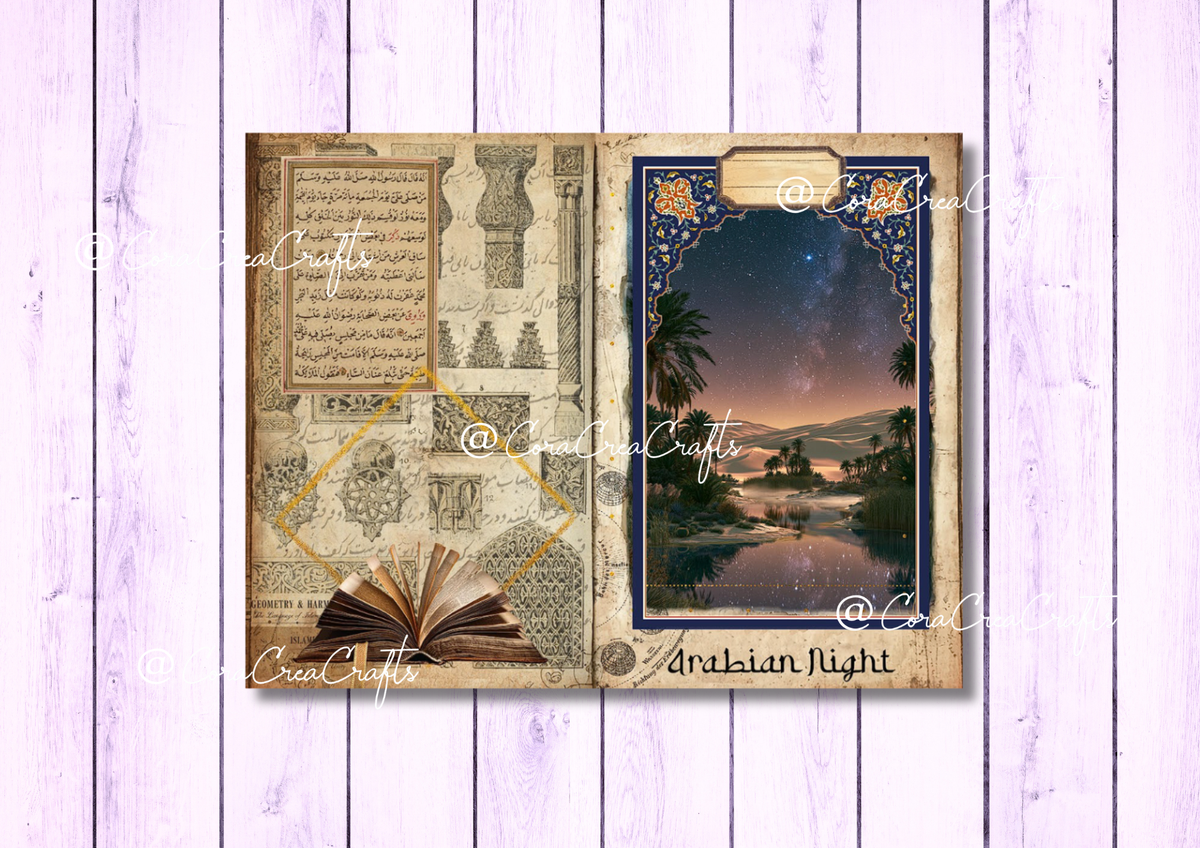 Arabian Nights Digital Journal Kit