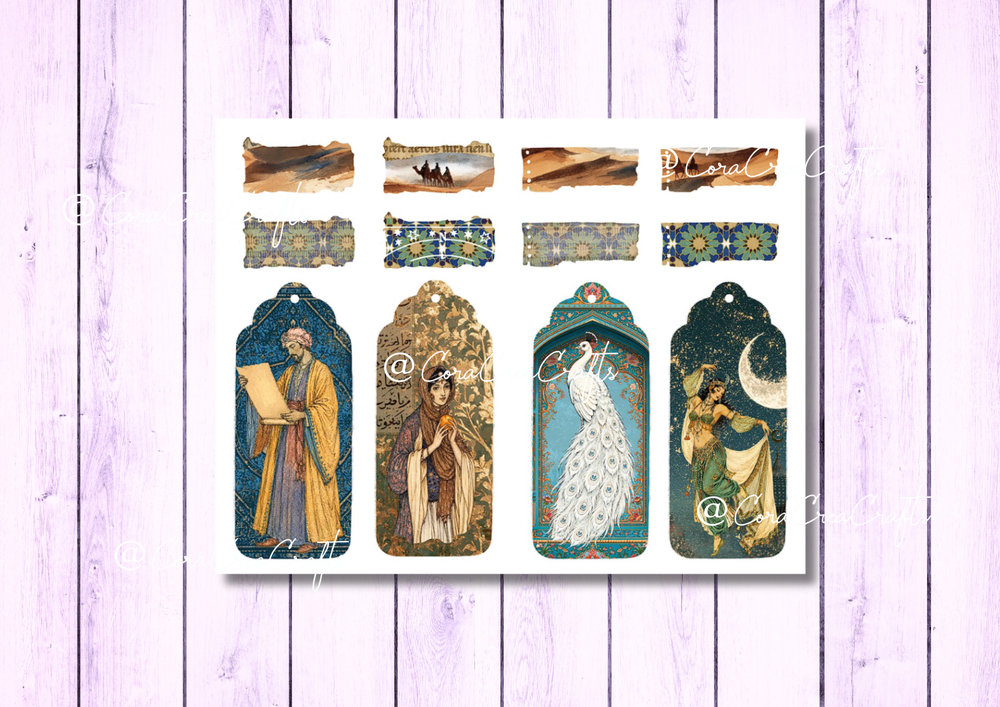 Arabian Nights Digital Journal Kit