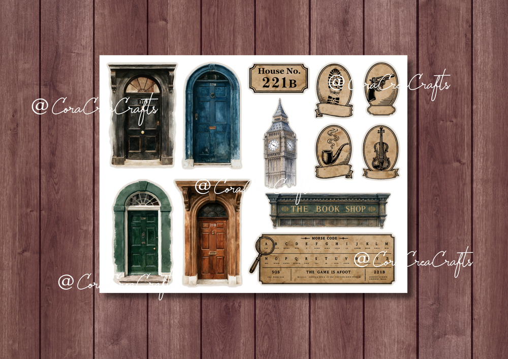 Sherlock & Mystery Digital Journal Kit