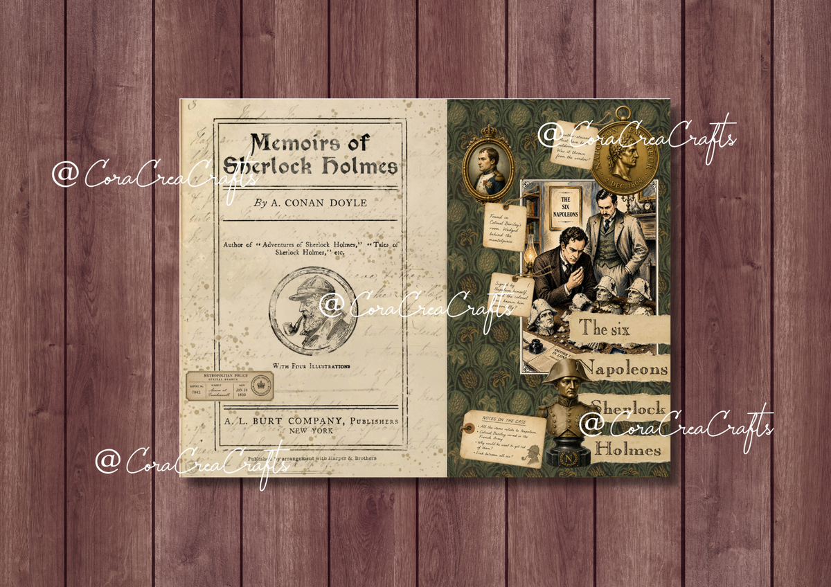 Sherlock & Mystery Digital Journal Kit