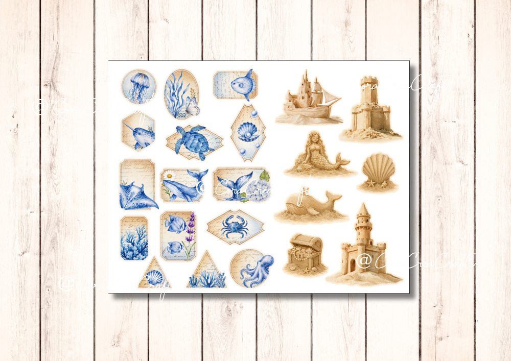 Summer Dream Digital Journal Kit
