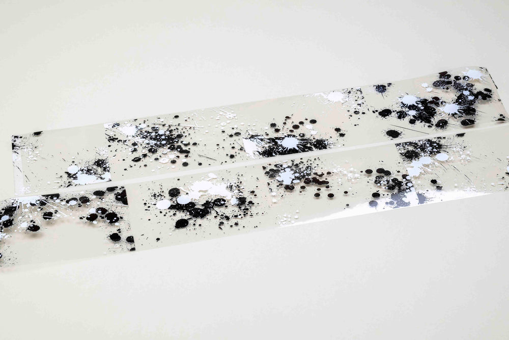 Black Spatter Trasparent Loop