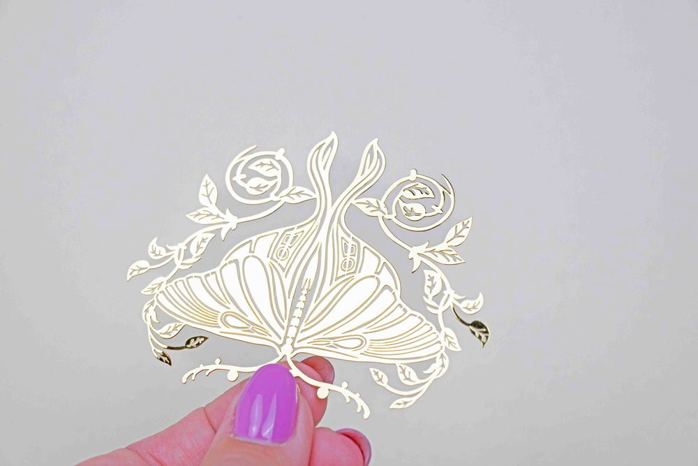 Golden Moth Bookmark