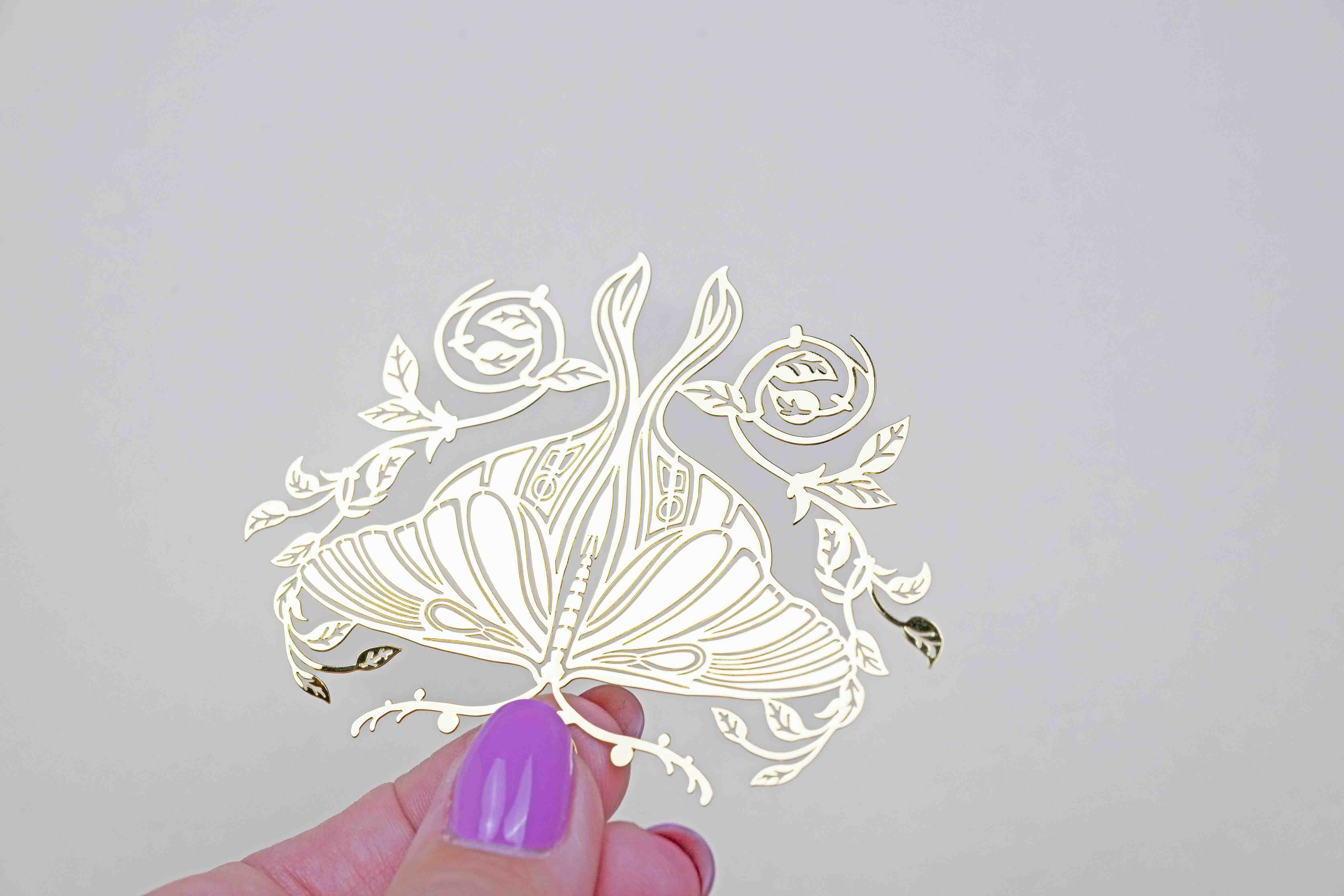 Golden Moth Bookmark