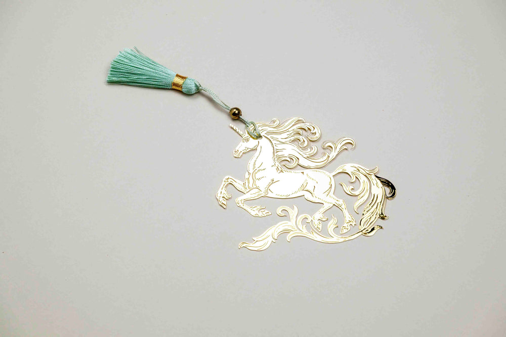 Golden Unicorn Bookmark