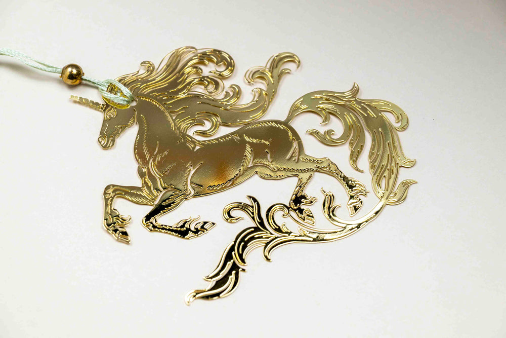 Golden Unicorn Bookmark