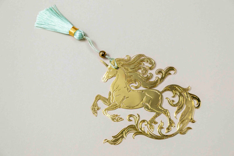 Golden Unicorn Bookmark