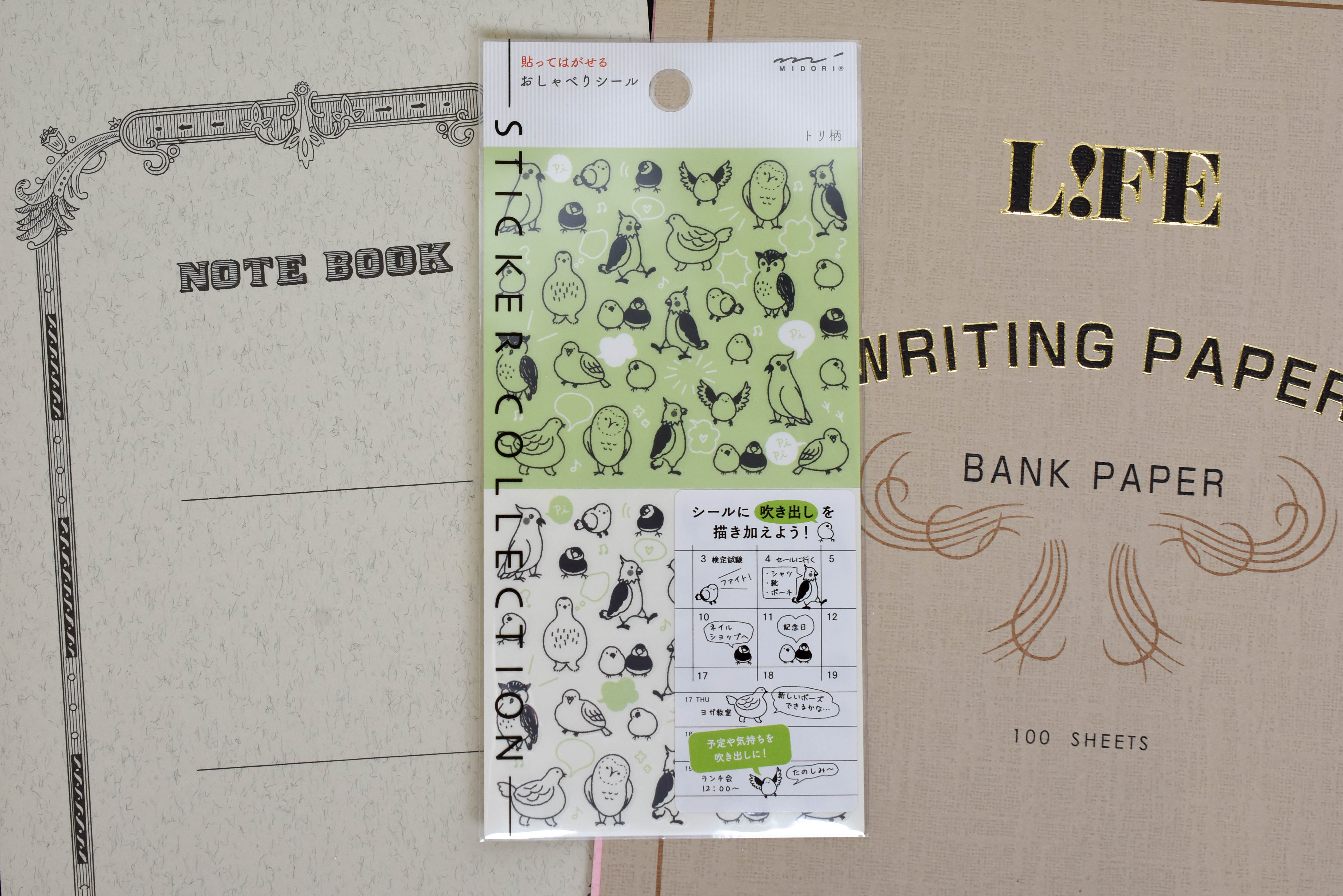 Chat Birds | Midori Planner Sticker Sheet