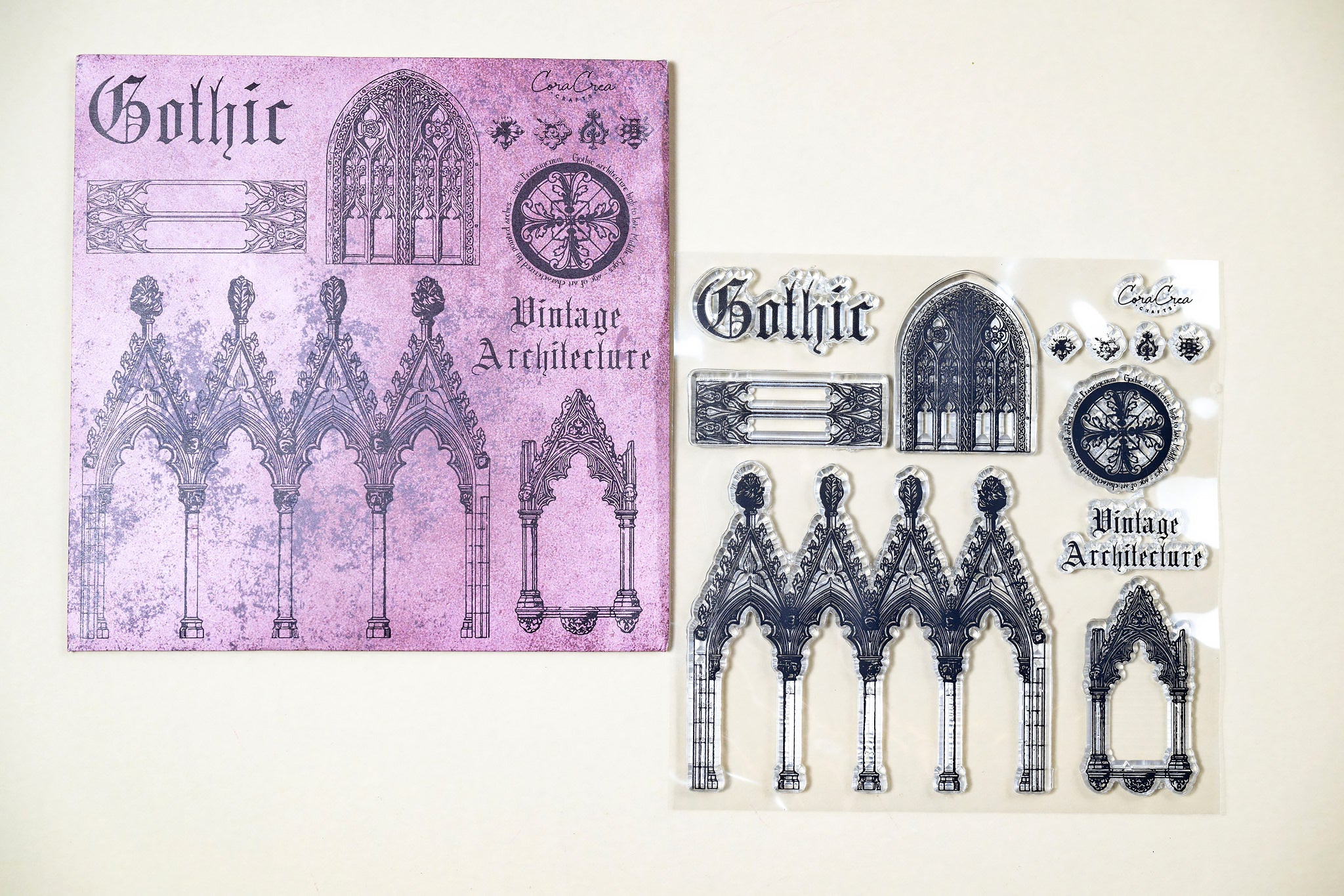 Gothic Architecture Clear Stamps