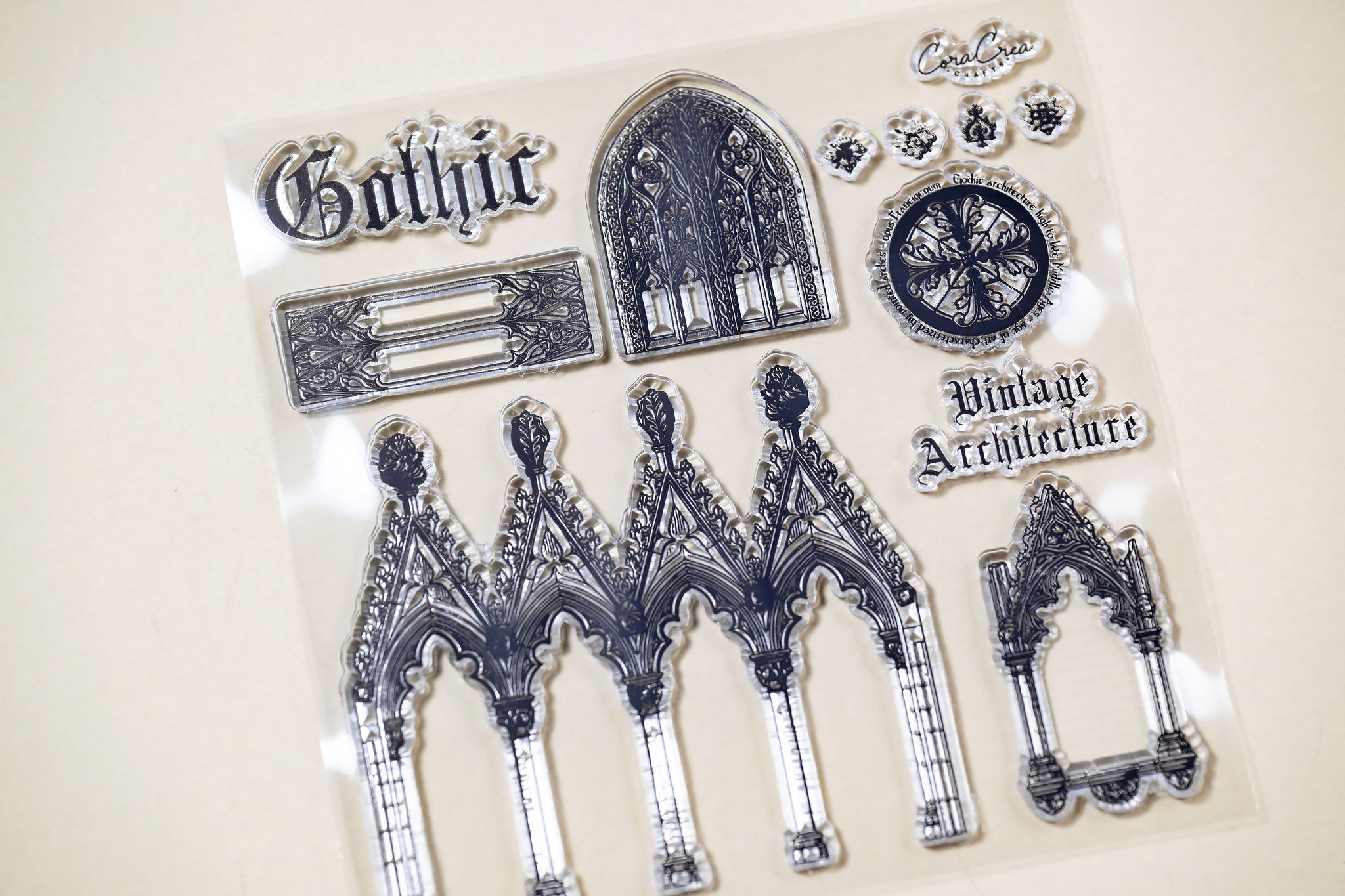 Gothic Architecture Clear Stamps