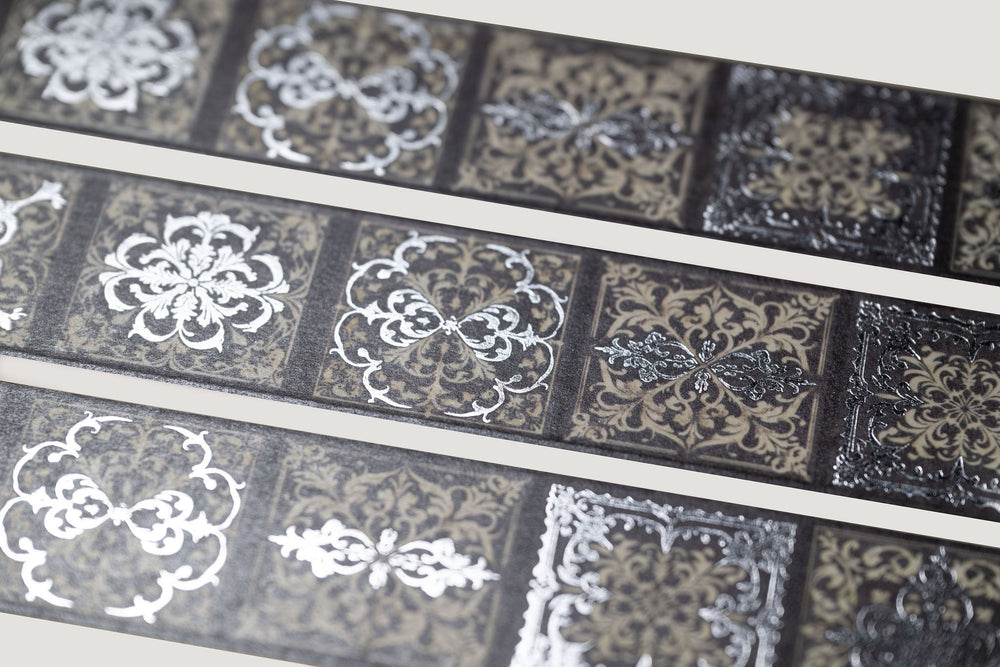 Gothic Patterns Foil Washi Tape