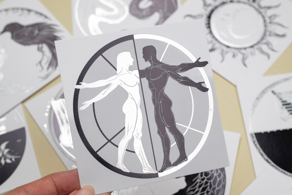 Opposites B&W Foil Papers