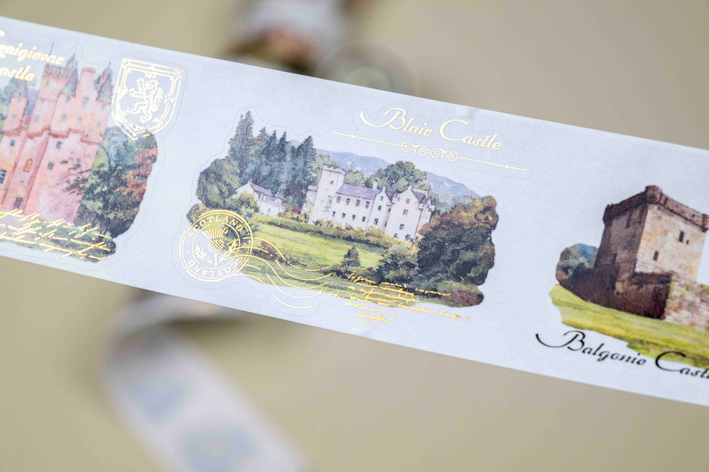 Scotland Castles Washi Tape