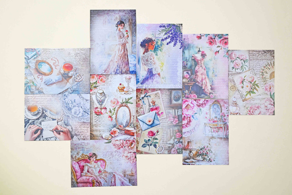 Coquette Background Paper Set
