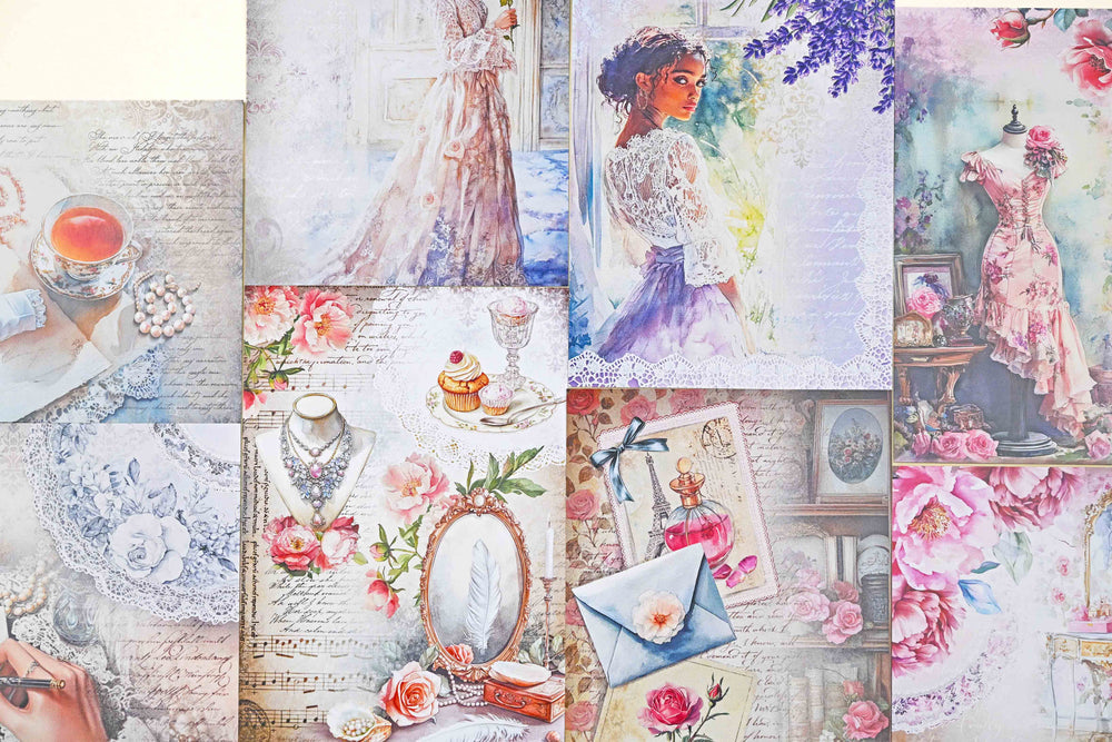 Coquette Background Paper Set