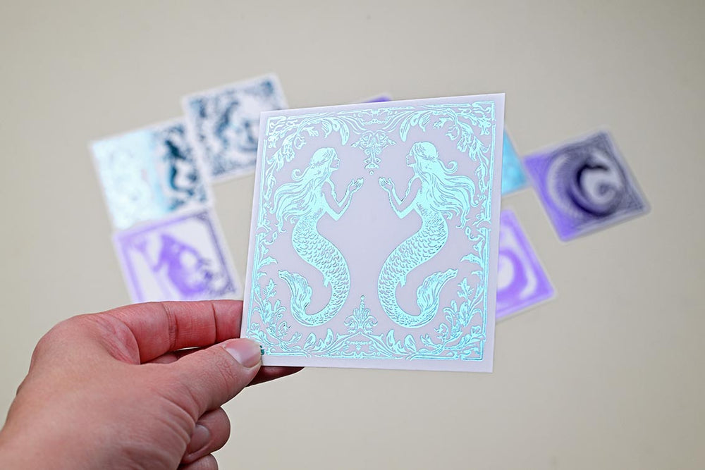 Holographic Under the Sea Cards