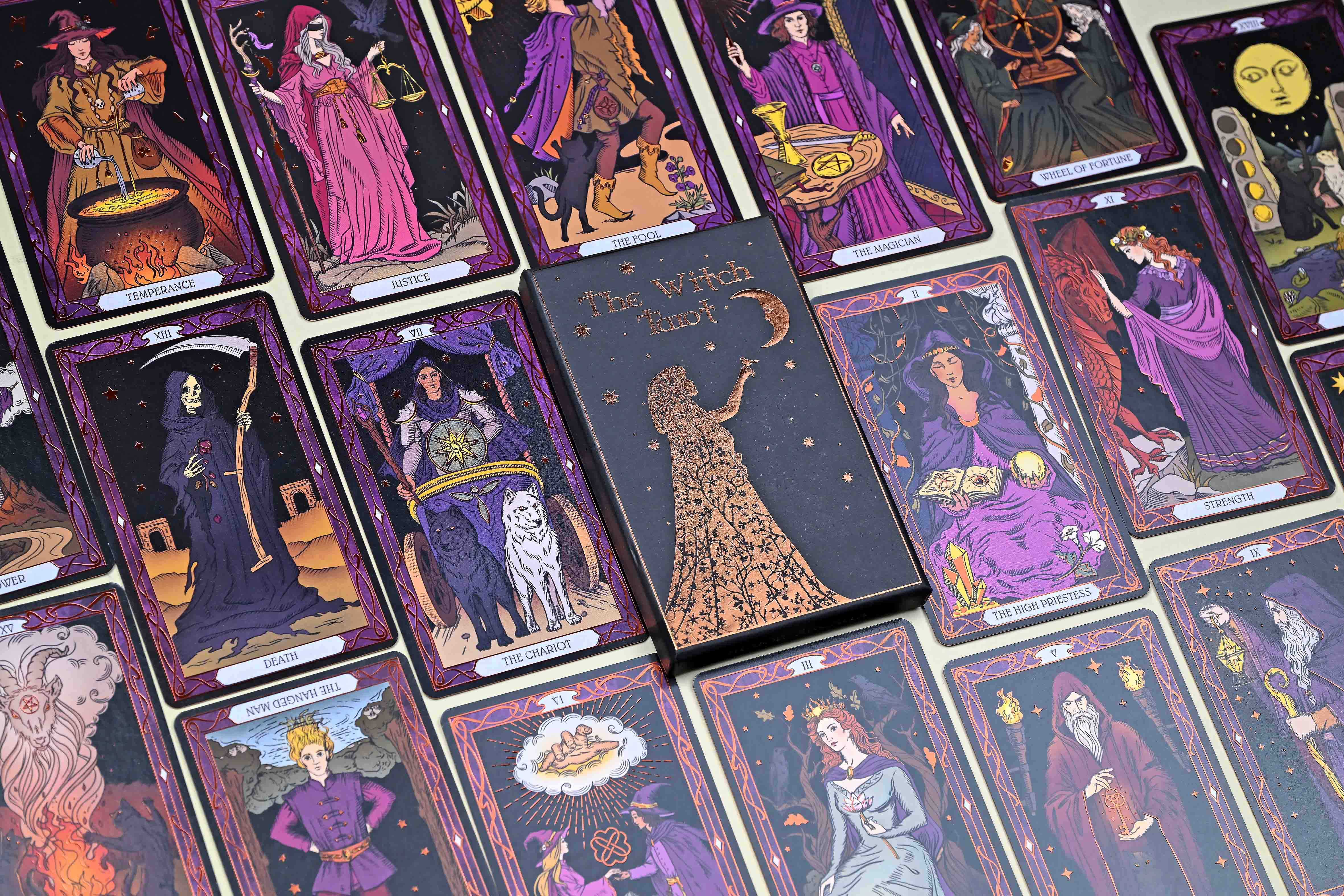 Witch Tarot Deck – Papers | CoraCreaCrafts