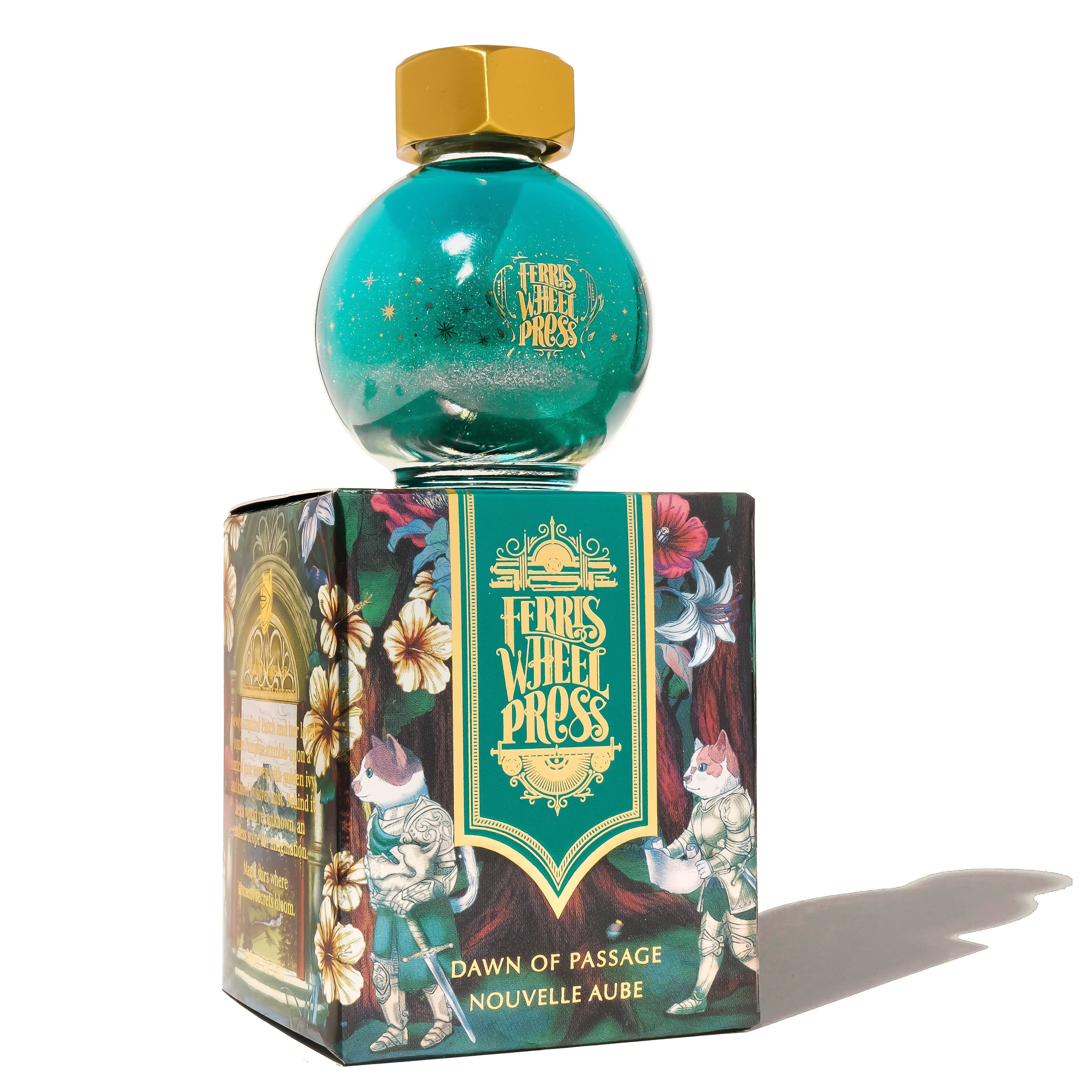 Fountain Pen Ink - Dawn of Passage - bottle, front