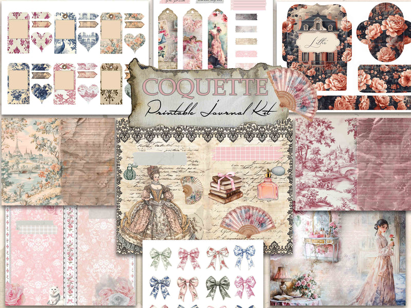 Coquette Digital Journal Kit