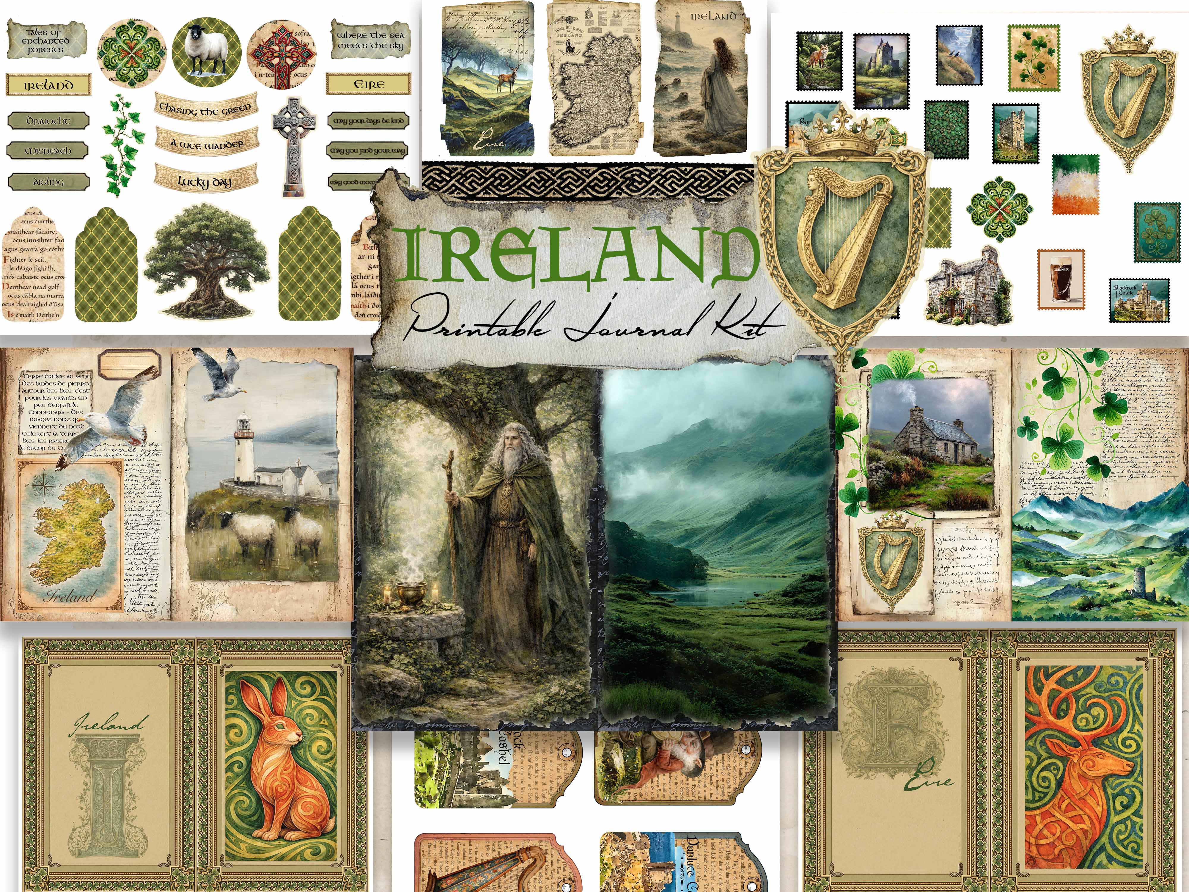 Ireland Digital Journal Kit